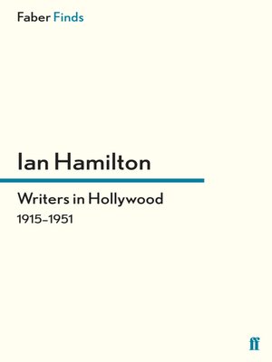 cover image of Writers in Hollywood 1915-1951